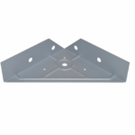 Angolare reggirete 170×170 mm con fori